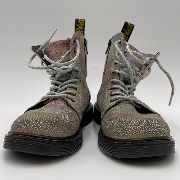Dr. Martens 1460 Pascal Sparkle Iridescent Suede Boots - EU 36 (US Women’s 5) - Picture 11 of 13